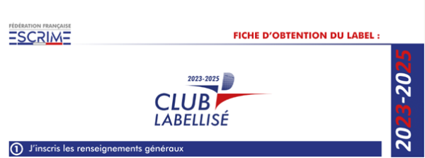 Nouvelle labellisation des clubs