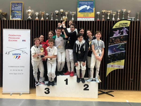 Résultat Challenge de France M13 EQ 1 EPEE 22/06/24 SAINT GRATIEN