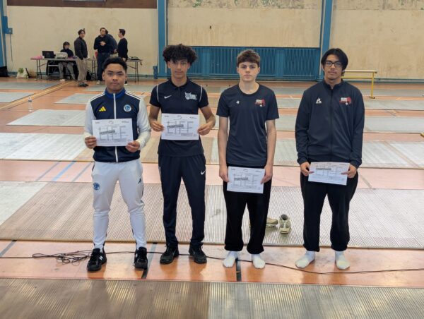 Résultat Championnat IDF Ind Fleuret H M20 – 09/02/25 PARIS