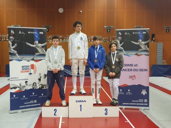 Résultat Epreuve ID 92-95 Ind Epée H M13 09/02/25 ANTONY