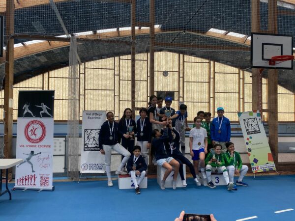 Résultat Championnat IDF Equipes Fleuret D et H M13 N1 – 04/05/25 VIRY CHATILLON
