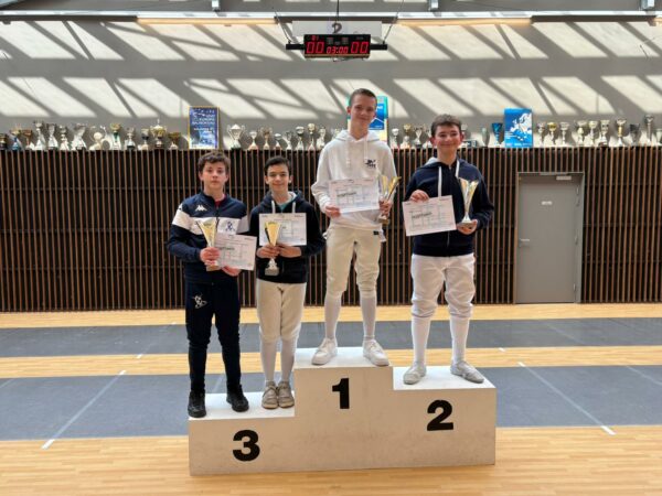 Résultat Championnat IDF Ind Epée H M13 – 04/05/25 SAINT GRATIEN
