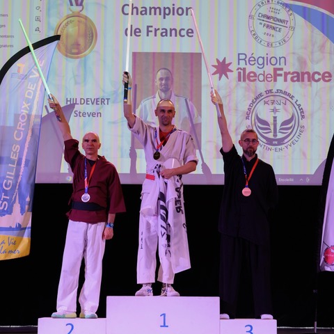 Vainqueur FRANCE Sabre Laser Kata Technique