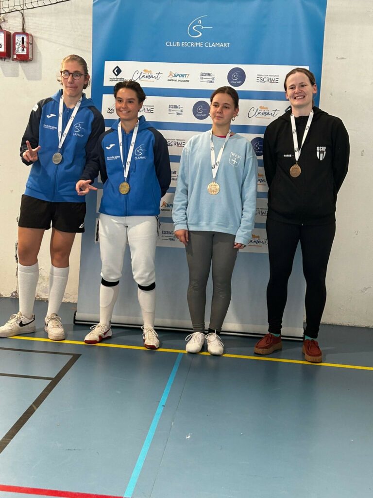 Podiums 2025-2026 / Compétitions de la Ligue Île de France d'Escrime