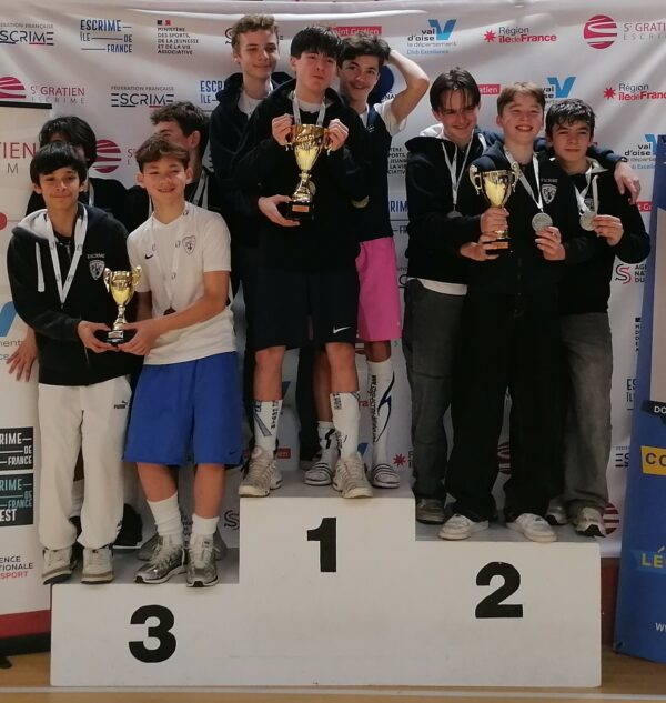 Résultat Championnat IDF Equipe Epée H M15 – 15/11/25 SAINT-GRATIEN