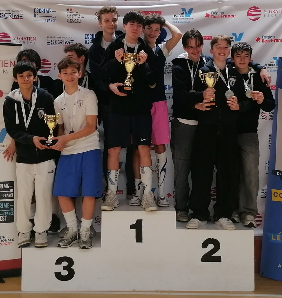 Podiums 2025-2026 / Compétitions de la Ligue Île de France d'Escrime