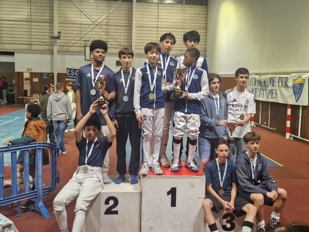Podiums 2025-2026 / Compétitions de la Ligue Île de France d'Escrime