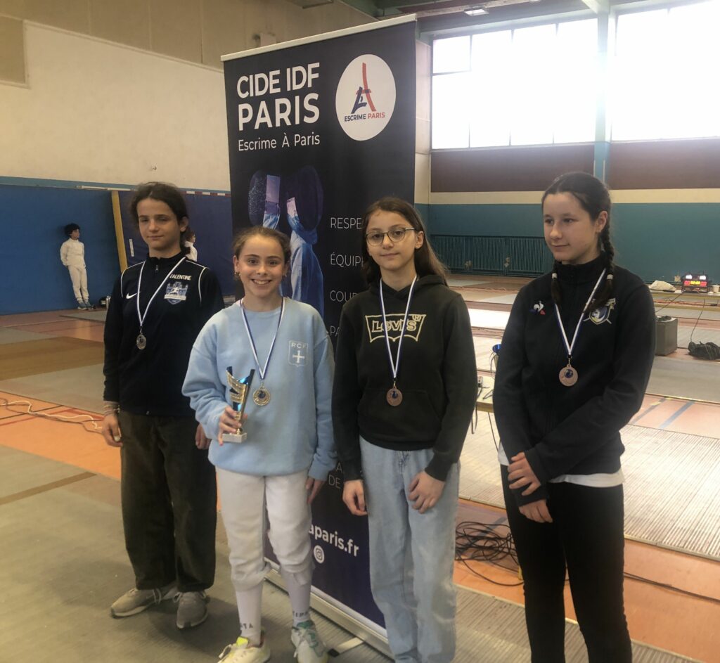 Podiums 2025-2026 / Compétitions de la Ligue Île de France d'Escrime