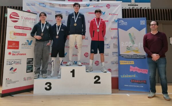 Résultat Epreuve IDF 1 Ind Epée H M15 – 16/11/25 SAINT-GRATIEN