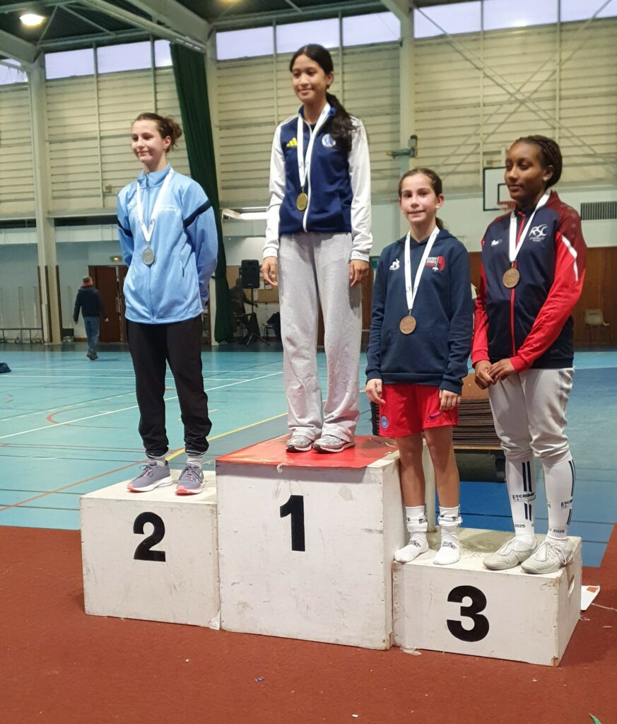 Podiums 2025-2026 / Compétitions de la Ligue Île de France d'Escrime