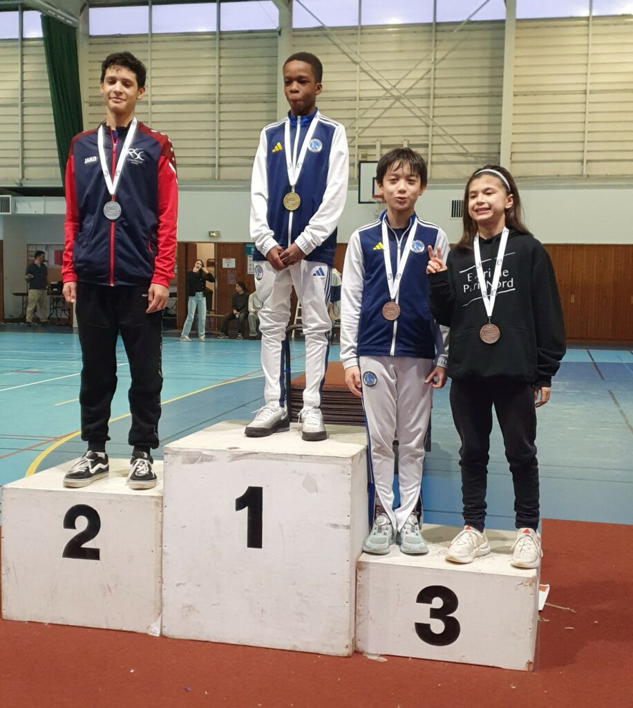 Podiums 2025-2026 / Compétitions de la Ligue Île de France d'Escrime