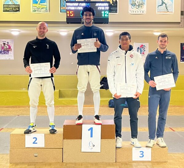Résultat Championnat IDF 1 Ind Epée H Senior – 14/12/25 MELUN