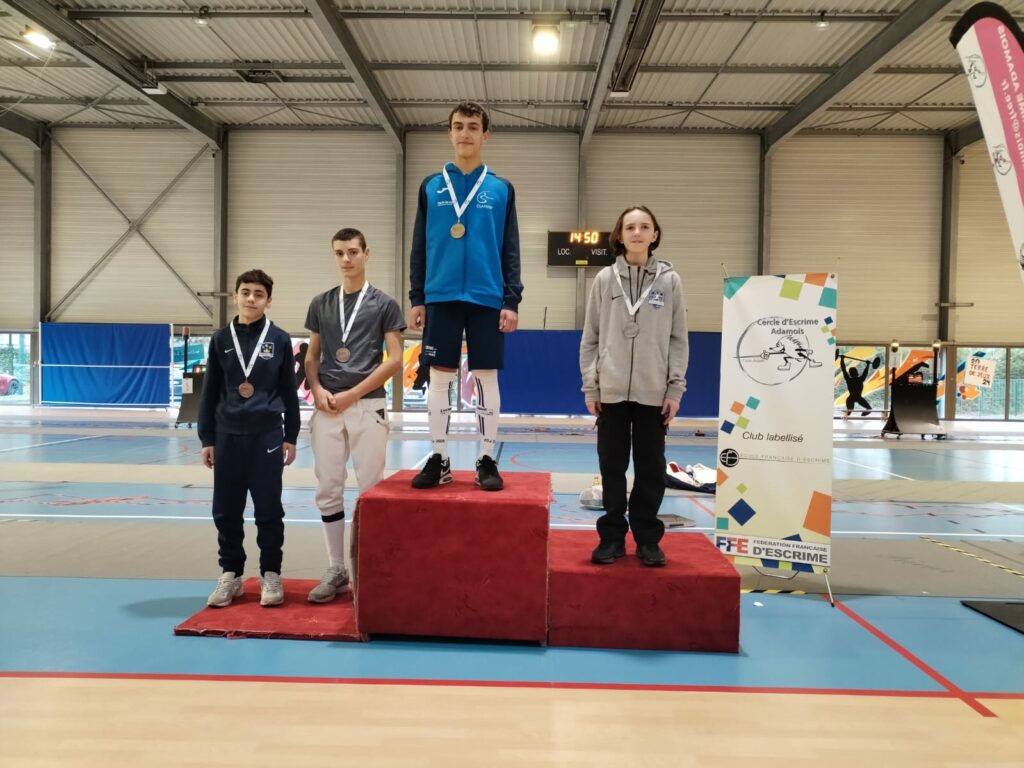 Podiums 2025-2026 / Compétitions de la Ligue Île de France d'Escrime