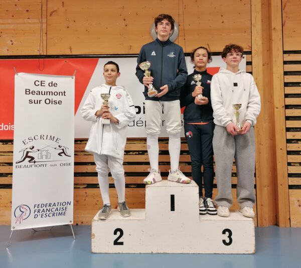 Résultat H2036 8e finale 78-92-95 Ind Epée H M15 – 29/11/25 BEAUMONT S/OISE