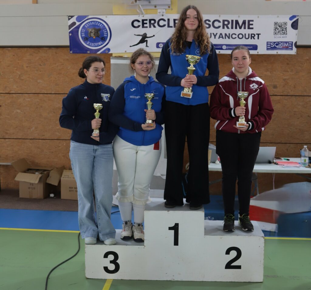 Podiums 2025-2026 / Compétitions de la Ligue Île de France d'Escrime
