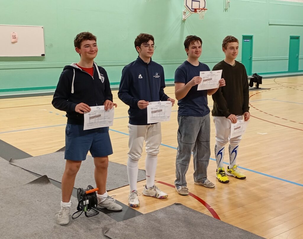 Podiums 2025-2026 / Compétitions de la Ligue Île de France d'Escrime