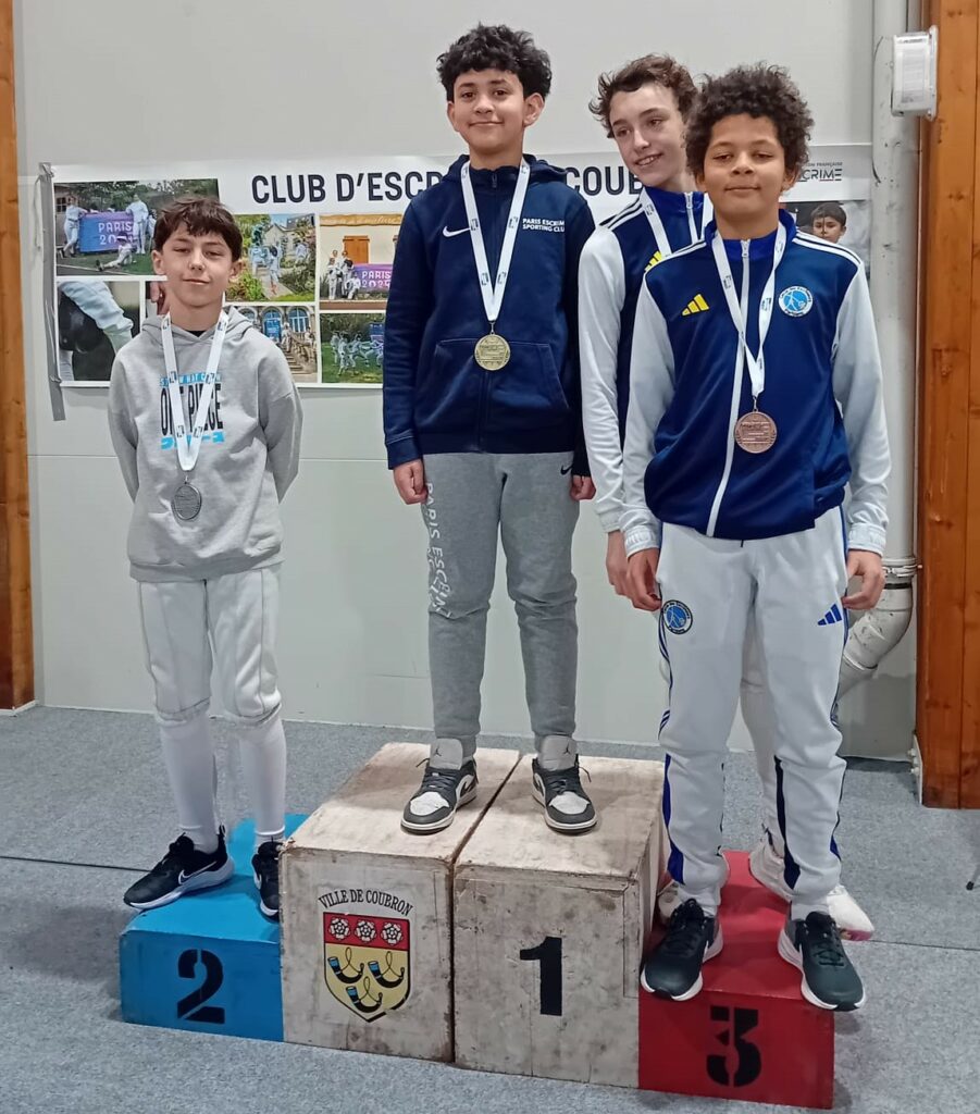 Podiums 2025-2026 / Compétitions de la Ligue Île de France d'Escrime