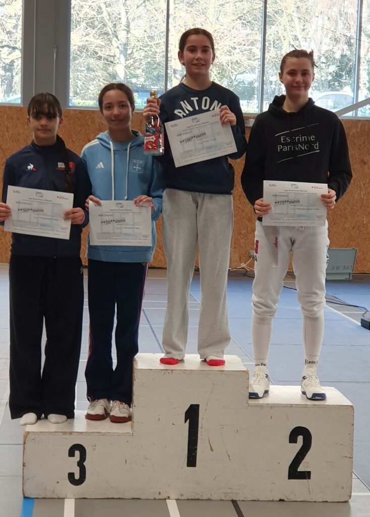 Podiums 2025-2026 / Compétitions de la Ligue Île de France d'Escrime