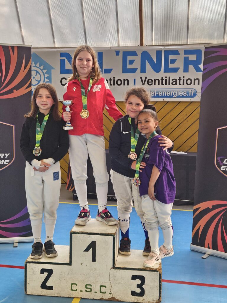 Podiums 2025-2026 / Compétitions de la Ligue Île de France d'Escrime