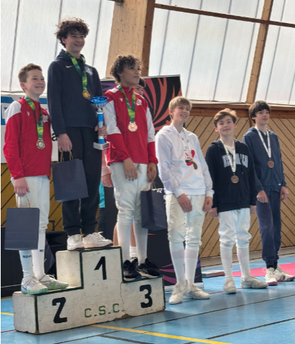 Podiums 2025-2026 / Compétitions de la Ligue Île de France d'Escrime