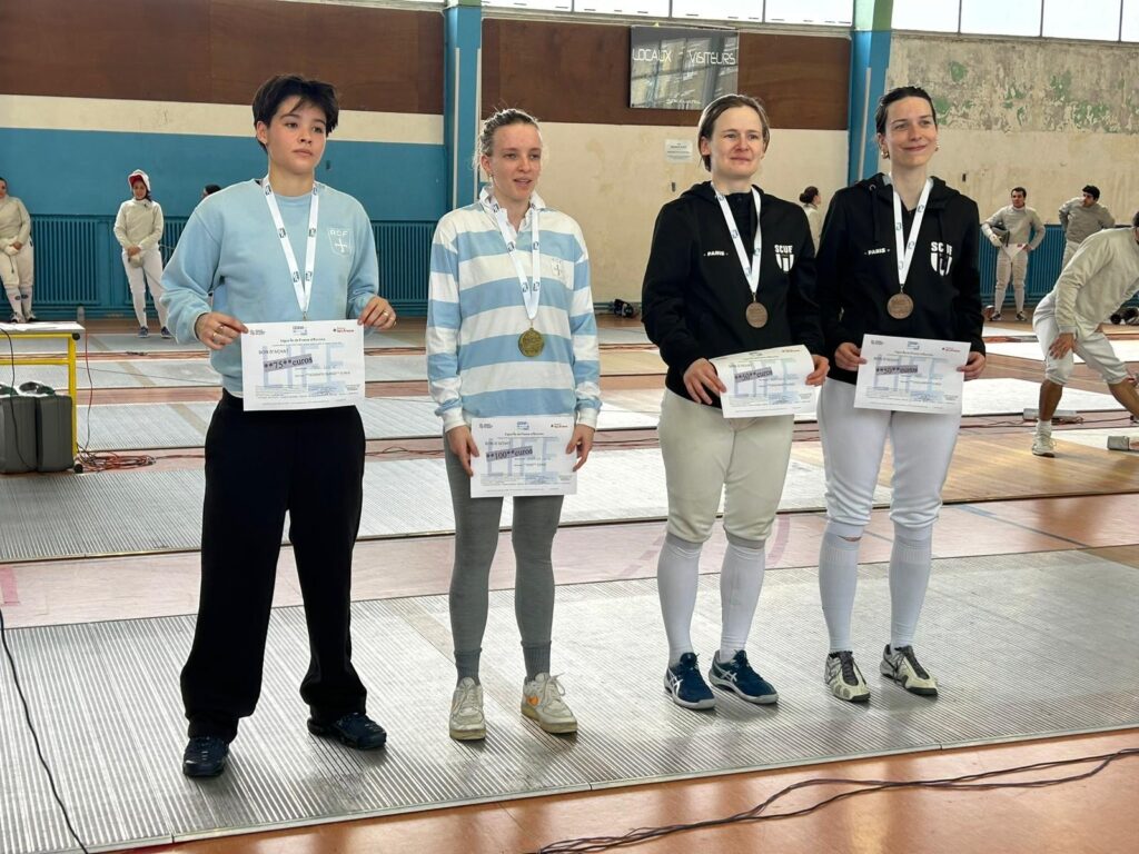 Podiums 2025-2026 / Compétitions de la Ligue Île de France d'Escrime