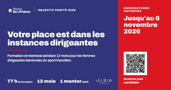 Région IDF – Femmes dirigeantes bénévoles : un parcours pour préparer vos responsabilités