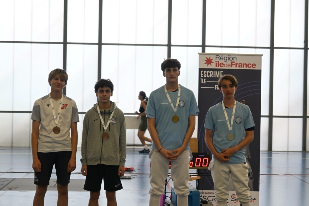 Podiums 2026-2027 / Compétitions Ligue Île de France d'Escrime