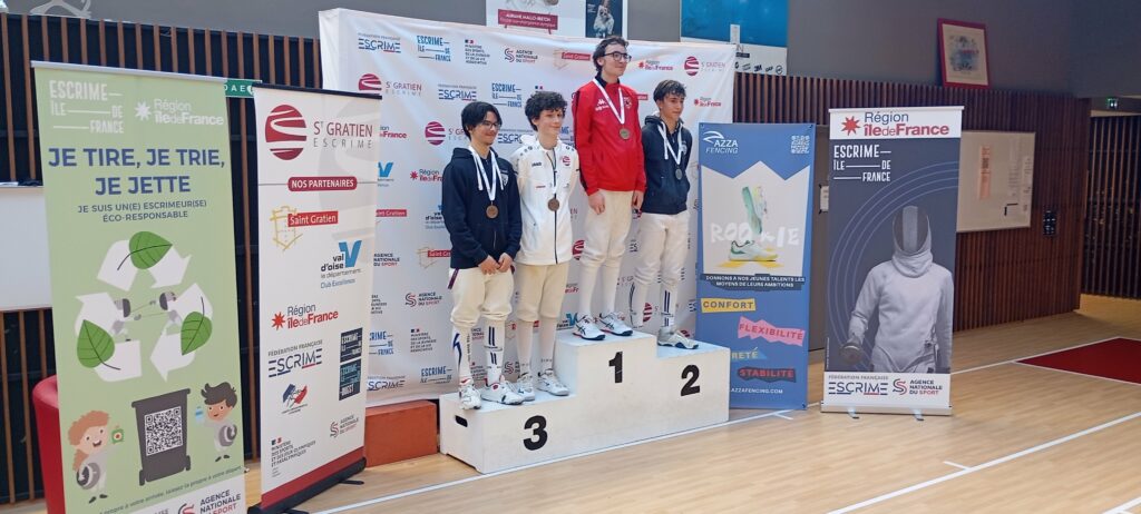 Podiums 2026-2027 / Compétitions Ligue Île de France d'Escrime